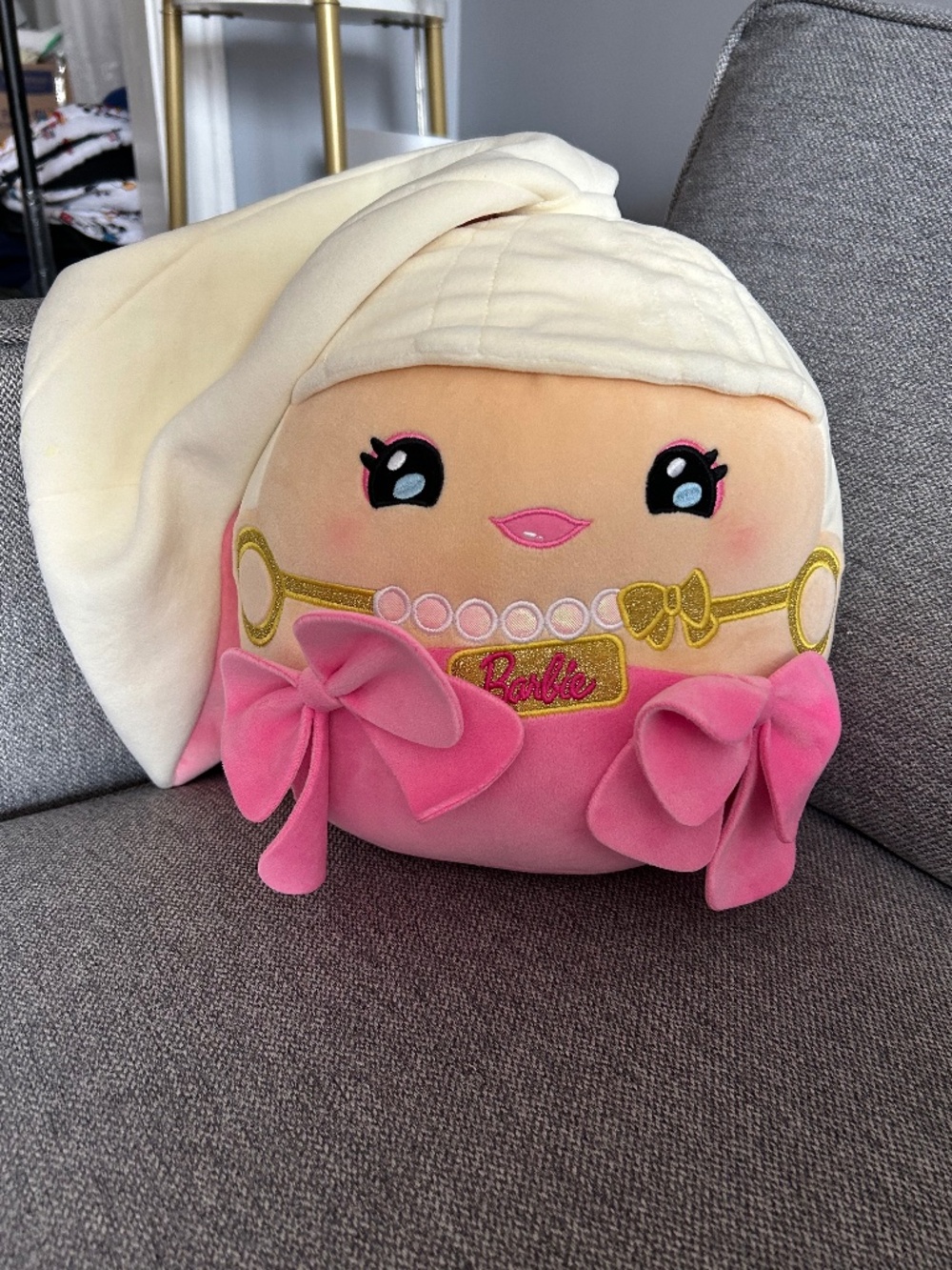Mattel Barbie Cuutopia 10" Plush Pillow Doll - Pink Dress Bows